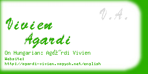 vivien agardi business card